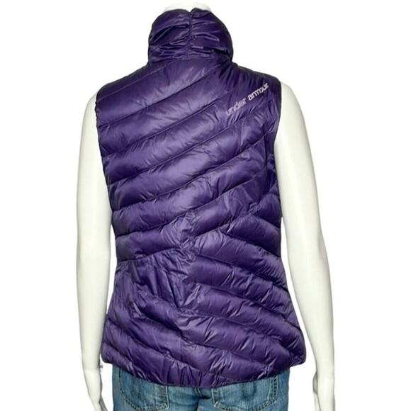 Under Armour Infrared Puffer Down Vest Size Small Purple - Picture 3 of 7